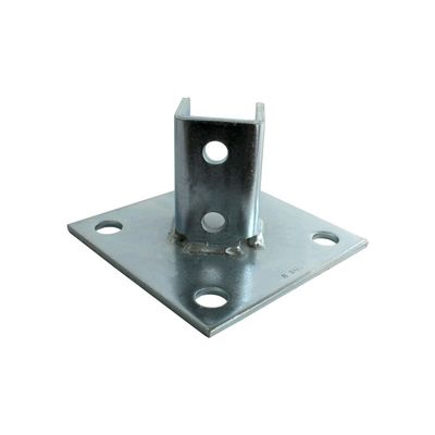 คุณภาพ  Standard Steel Channel Post Base Accessories C Channel  1-5/8" โรงงาน