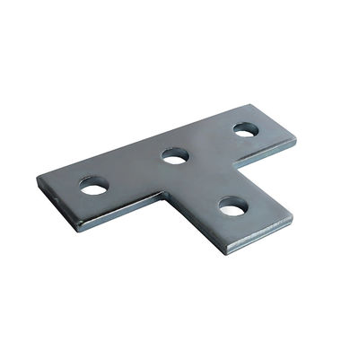 ซื้อ 4 หลุม Flat Straight Strut Bracket Unistrut Bolt Nut Stamping Plate Connector รูปแบบ L T online manufacture